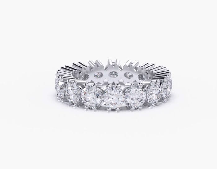18K White Gold Eternity Ring (Variable) 18K White Gold Eternity Ring (Variable)