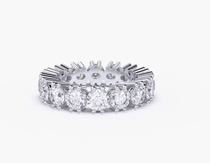 18K White Gold Eternity Ring (Variable) 18K White Gold Eternity Ring (Variable)
