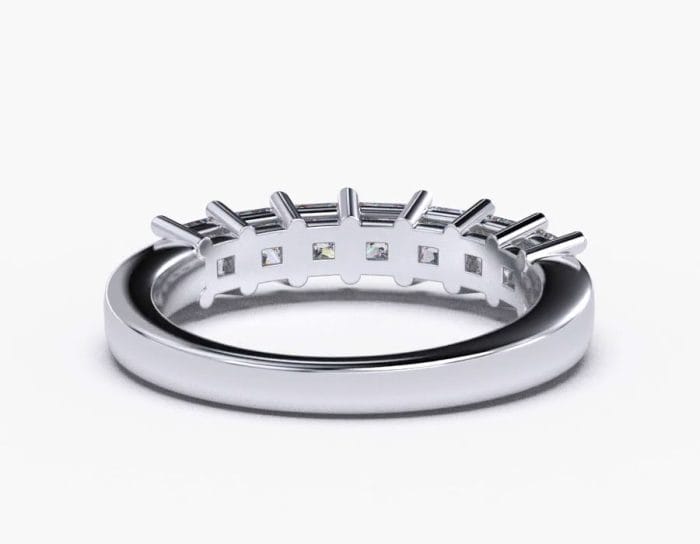18K White Gold Anniversary Ring (Variable) 18K White Gold Anniversary Ring (Variable)