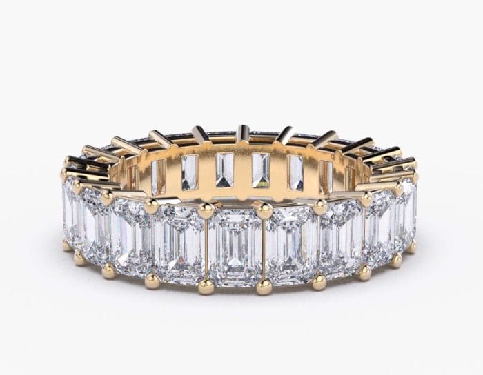 18K Yellow Gold Eternity Ring (Variable) 18K Yellow Gold Eternity Ring (Variable)