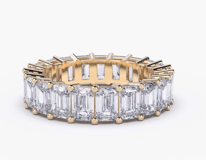 18K Yellow Gold Eternity Ring (Variable) 18K Yellow Gold Eternity Ring (Variable)