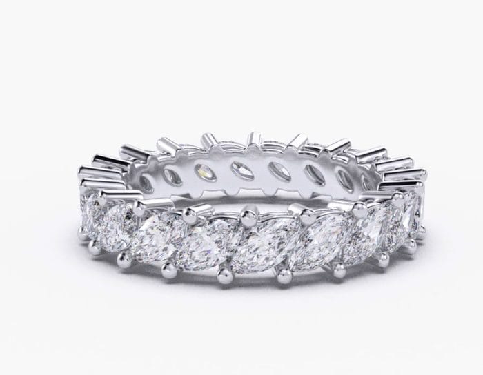 18K White Gold Eternity Ring (Variable) 18K White Gold Eternity Ring (Variable)