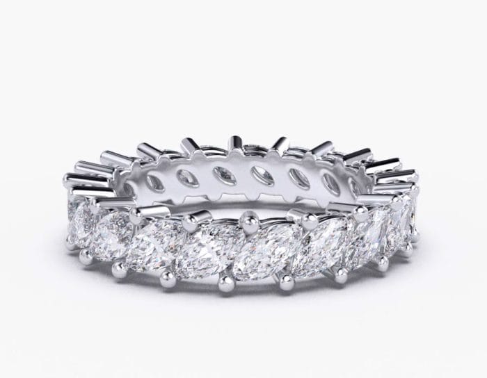 18K White Gold Eternity Ring (Variable) 18K White Gold Eternity Ring (Variable)